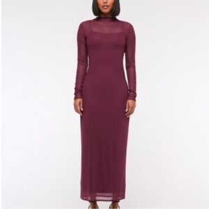 Abercrombie & Fitch Mesh Sparkle Dress